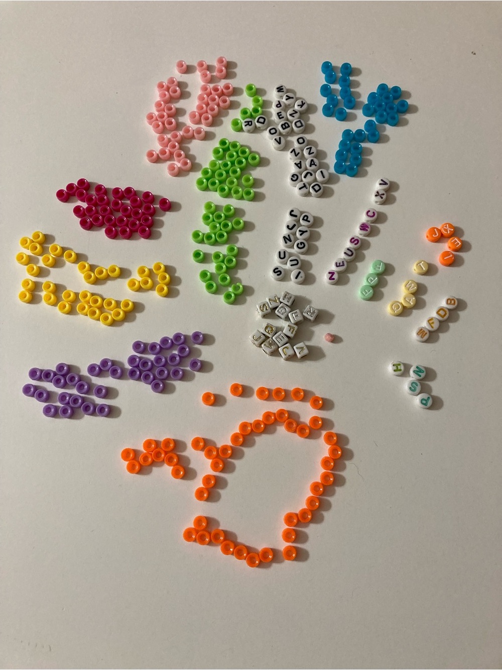 Multicolor Kids Letter & Pony Bead Set - Bright Assorted Colors